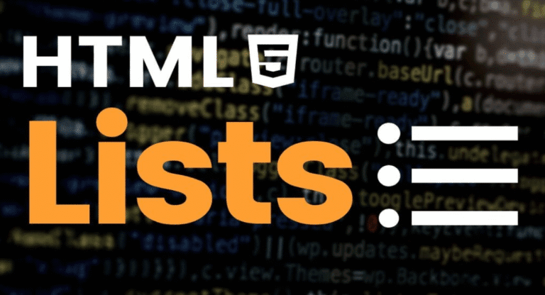 HTML Lists