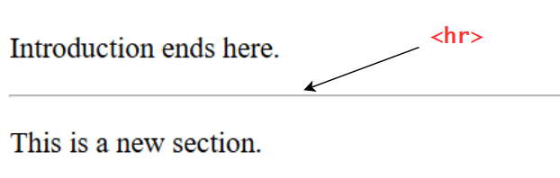 Horizontal Line hr
