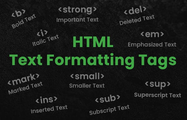 Text Formatting Elements